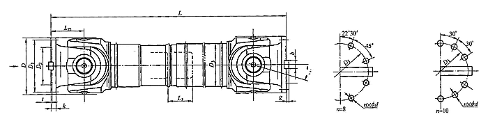 SWC-DH型短伸縮焊接式萬向聯(lián)軸器